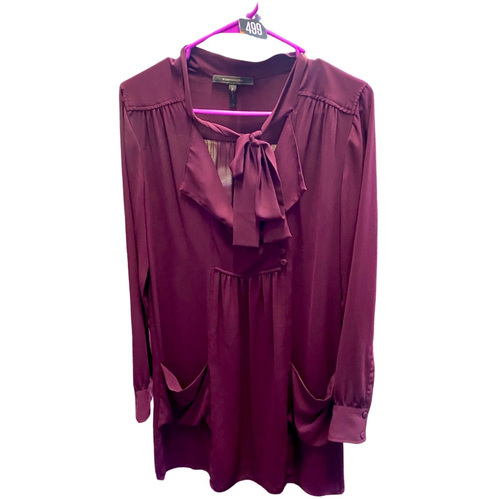 BCBG MAROON TUNIC